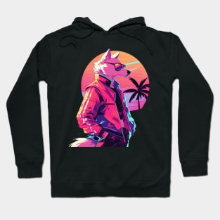 cool wolf Hoodie